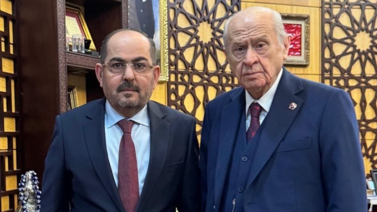 Devlet Bahçeli, Abdurrahman Mustafa ile görüştü