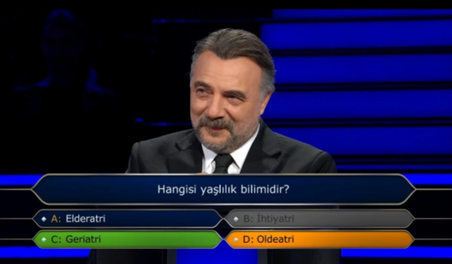 Hangisi yaşlılık bilimidir (Kim Milyoner Olmak)?